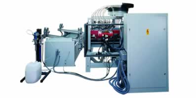 Durchlauf-Bohrautomat mit doppelseitigem Bohren, Leimen und Dbeleintreiben - GANNOMAT Spectrum - Features und Vorteile