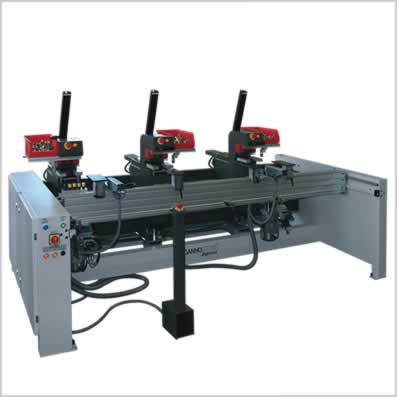 Cabinet door drill and insertion machine with magazine feeding for hinges - GANNOMAT Express 807