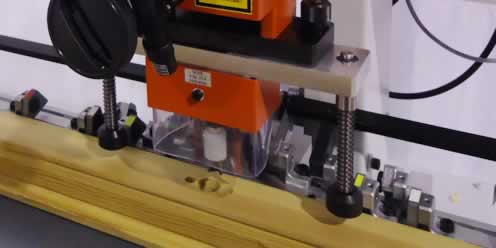 Drilling machine for bottom hinges and window handles - GANNOMAT Expert - Features and Benefits