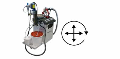 Glue and dowel inserter for window profiles with high pressure pump for D3/D4 glues - GANNOMAT Selekta HD - Features and Benefits