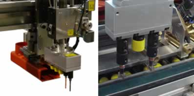Machine au dfil pour le perage, lencollage et linsertion de tourillons sur 2 cots - GANNOMAT Spectrum - Caractristiques et avantages